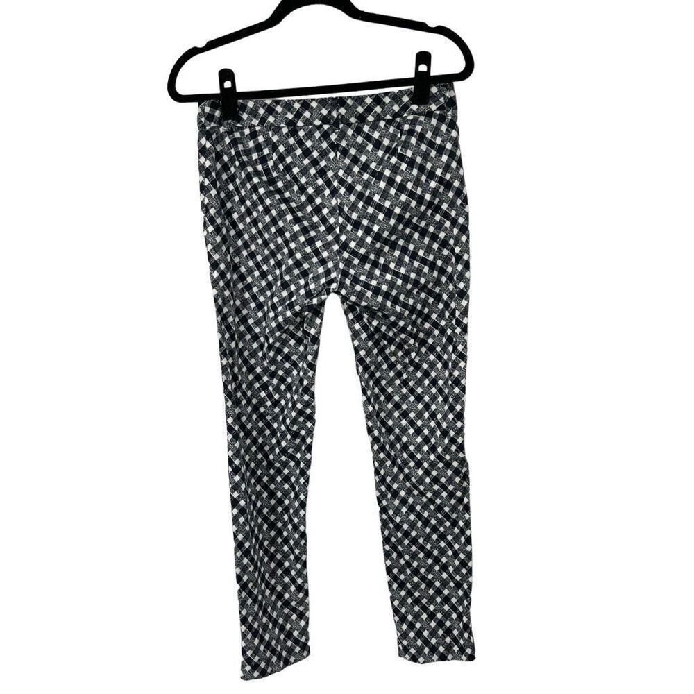 Brooks Brothers Blue & White Pattern Natalie Fit Career Casual Pants Womens 4 - Picture 2 of 10